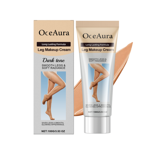 OceAura 深肤色腿部遮瑕粉底霜 自然均匀腿部颜色轻薄不黏腻